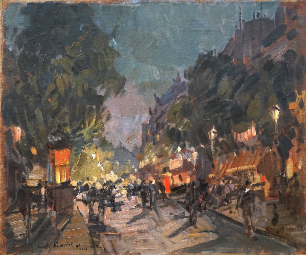 Парижская улица ночью. 1922. Холст, масло. 46 x 55. 10 oct 2020 FauveParis, Paris
